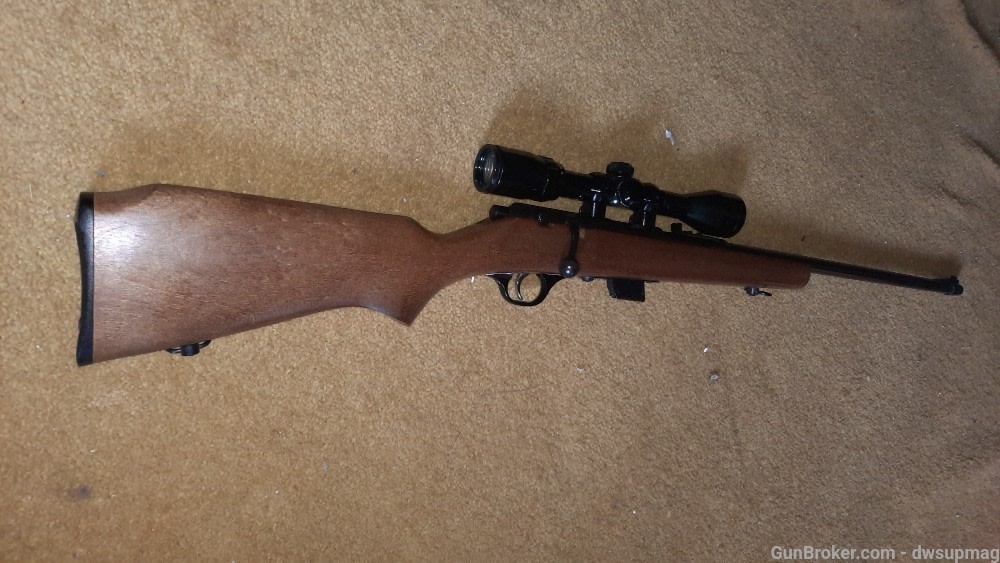 Glenfield model 25 22lr bolt action rifle with bushnell sportview scope-img-9