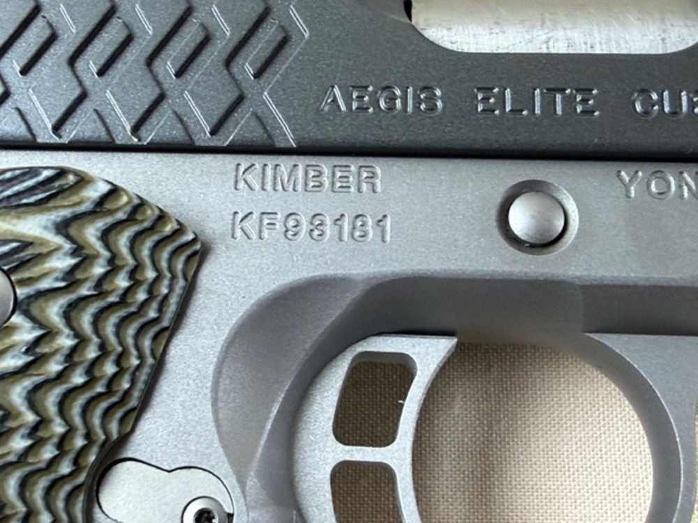 Kimber 1911 Aegis Elite Custom 9mm Para 5" Two Tone-img-21