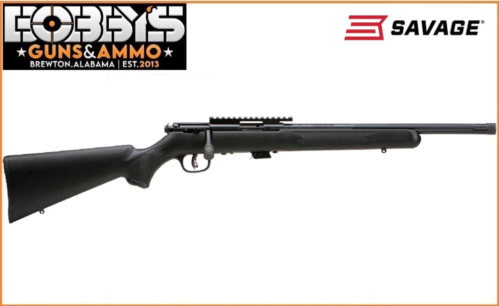 SAVAGE ARMS MARK II BOLT 22LR BL/SYN 16" Threaded Barrel-img-1