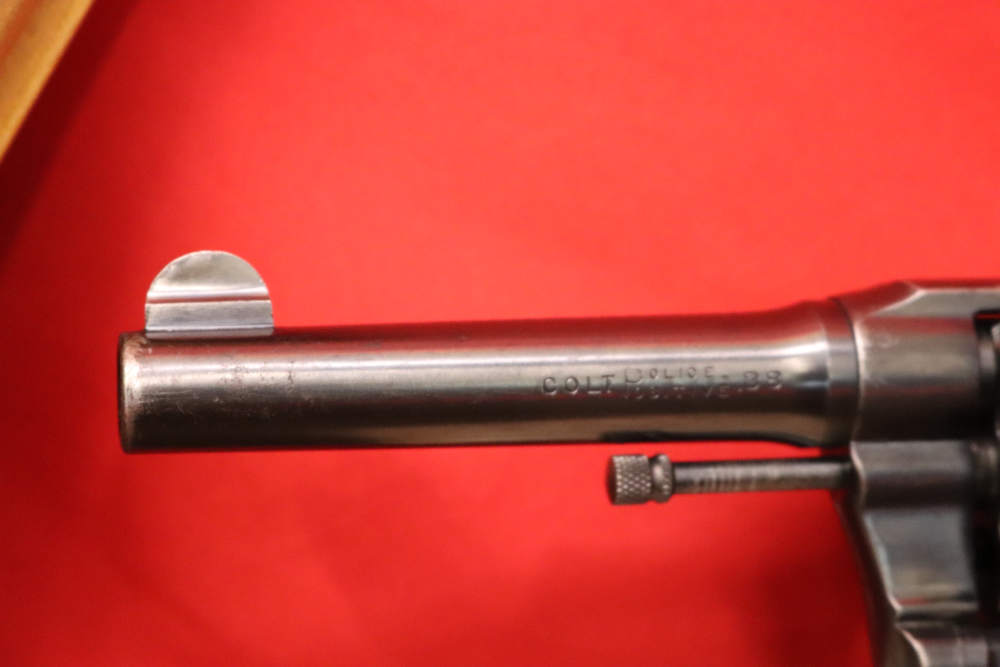 1920 Colt Police Positive ORIGINAL FINISH Four 4 Inch PREWAR Carry! 38 S&W-img-1