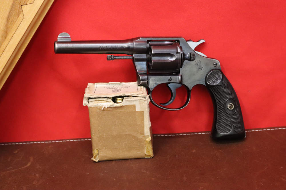 1920 Colt Police Positive ORIGINAL FINISH Four 4 Inch PREWAR Carry! 38 S&W-img-0