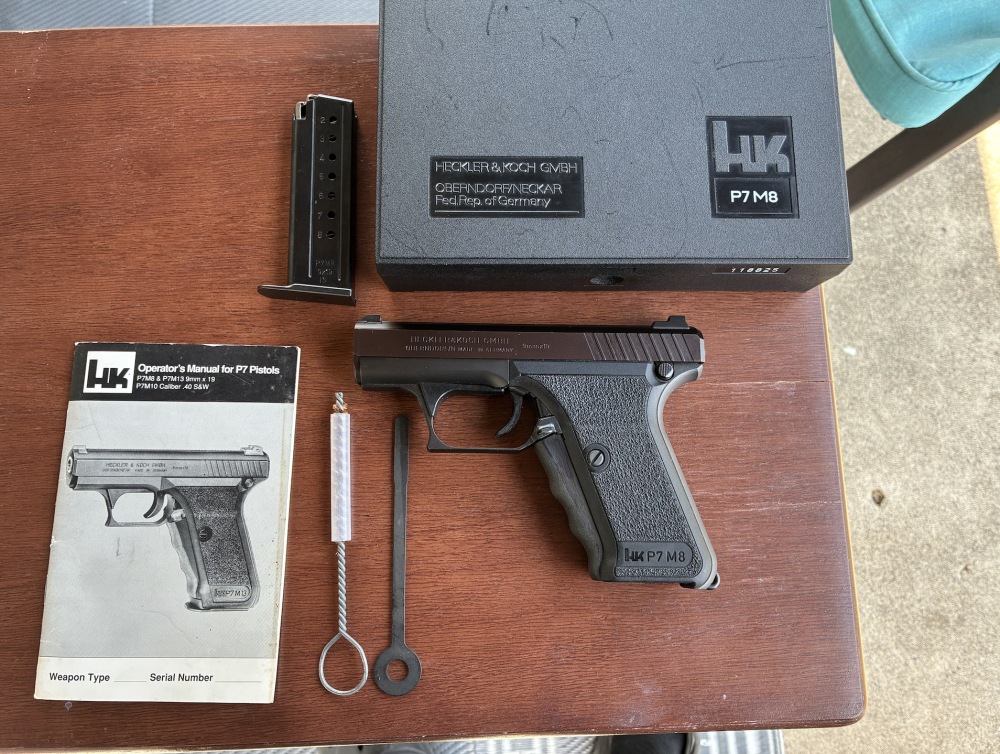 HK P7M8 never fired.Plumb colored slide.-img-8