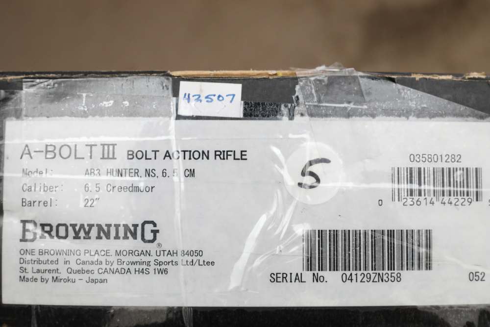 Browning AB3 Hunter 6.5 Cre! Unfired? LNIB! walnut! NICE! NO Reserve!-img-73