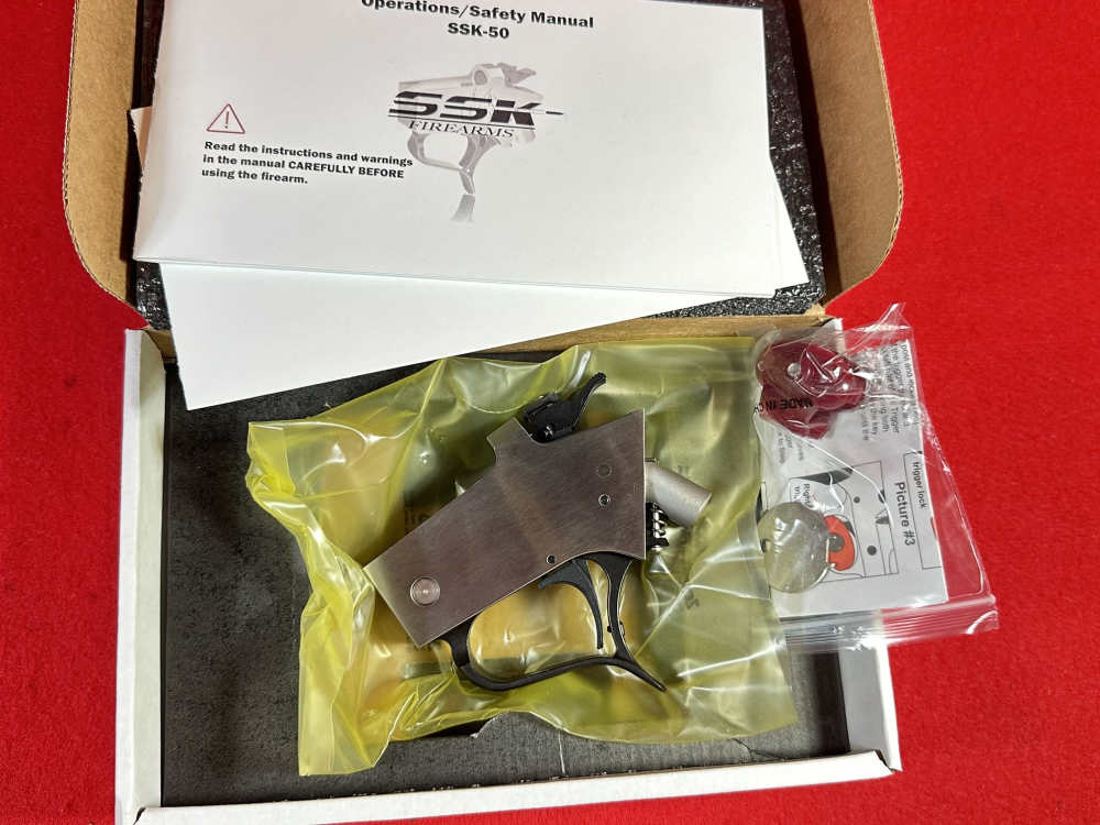 SSK-50 Flat Side Stainless Thompson Contender Frame Receiver Rifle Pistol-img-0