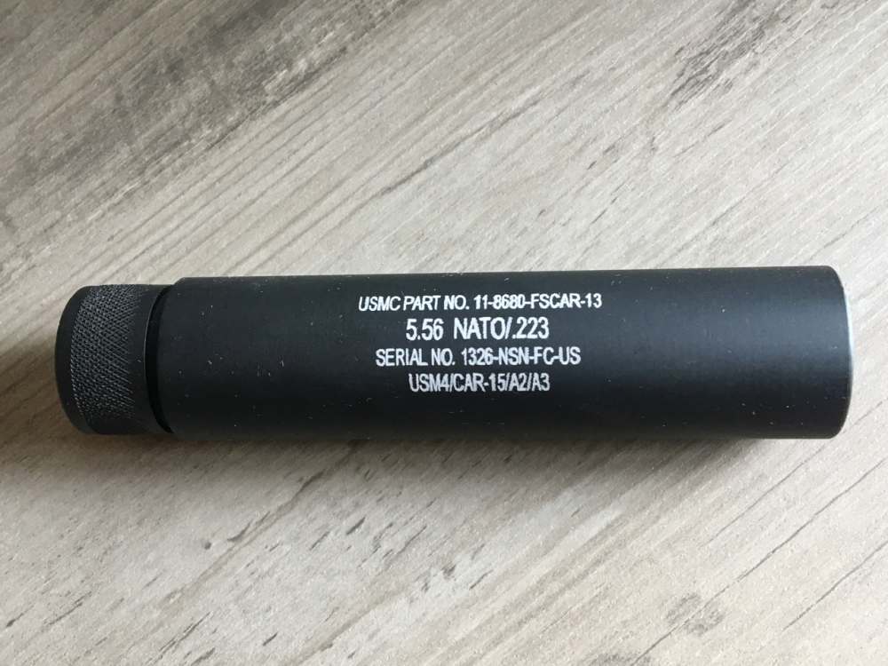 AR-15 Slip Over Fake Suppressor (Anodized Black)-img-2
