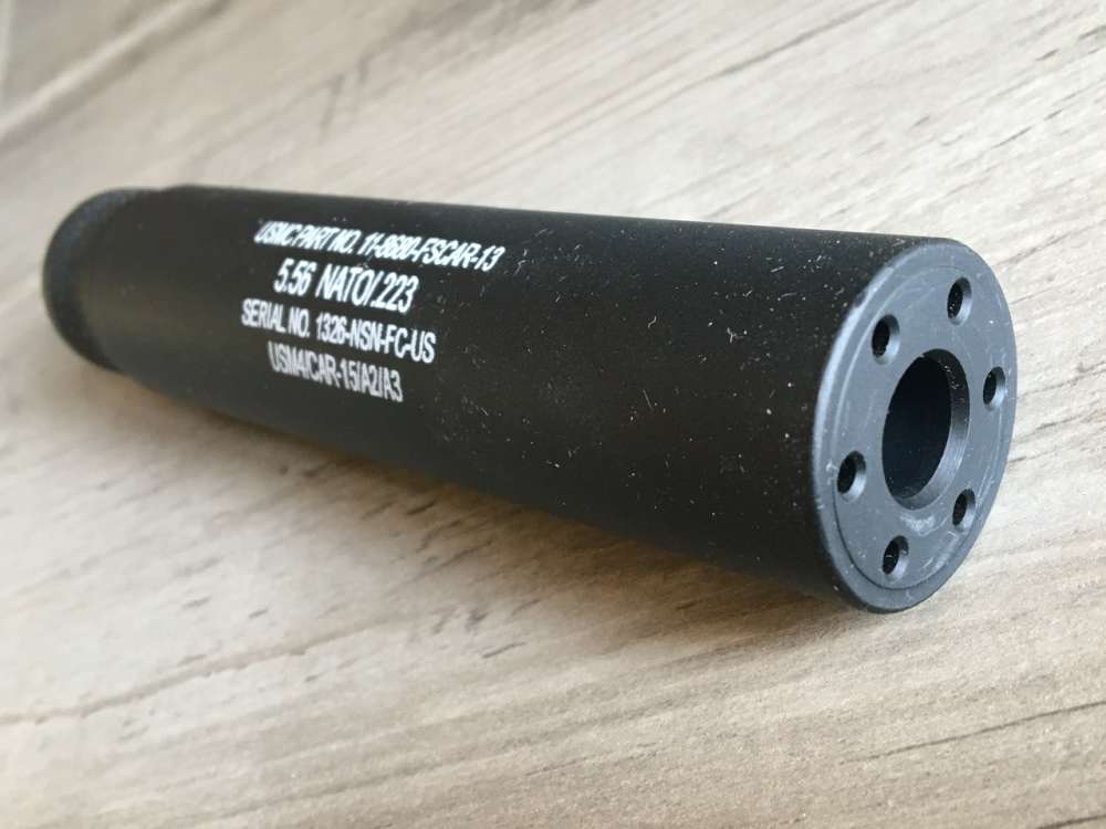 AR-15 Slip Over Fake Suppressor (Anodized Black)-img-0