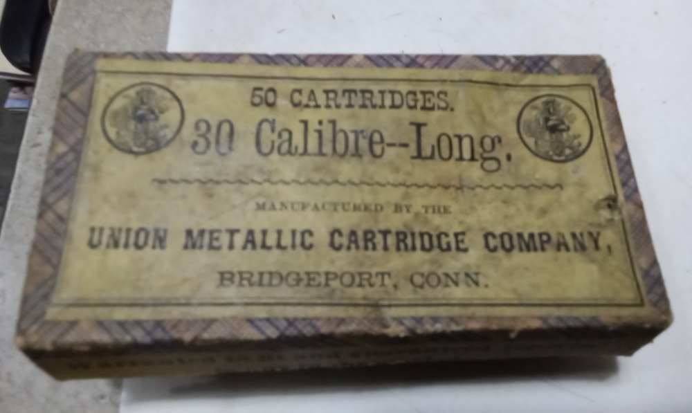 Union Metallic 30 Long rimfire black powder ammo-img-0