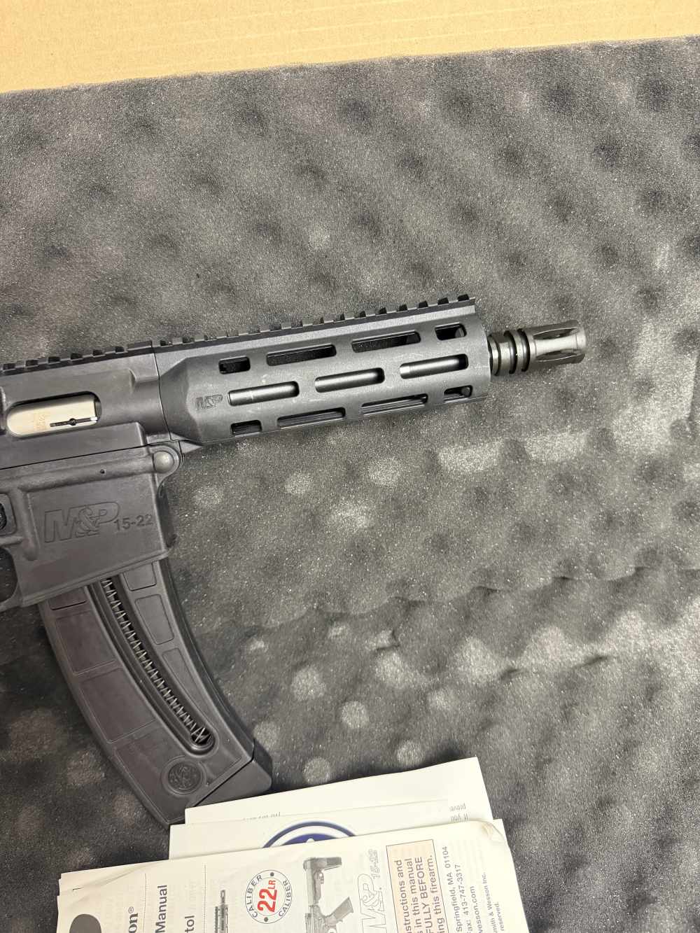 S&W M&P15-22 Sport, 22 LR, 8", Black Magpul MOE Grip, 25 Rds, w/Brace-img-6