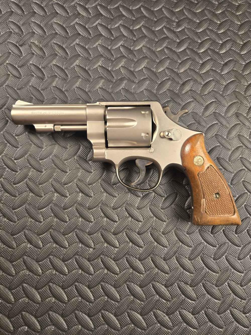 No Reserve Smith & Wesson S&W Model 58 Nickel finish-img-0