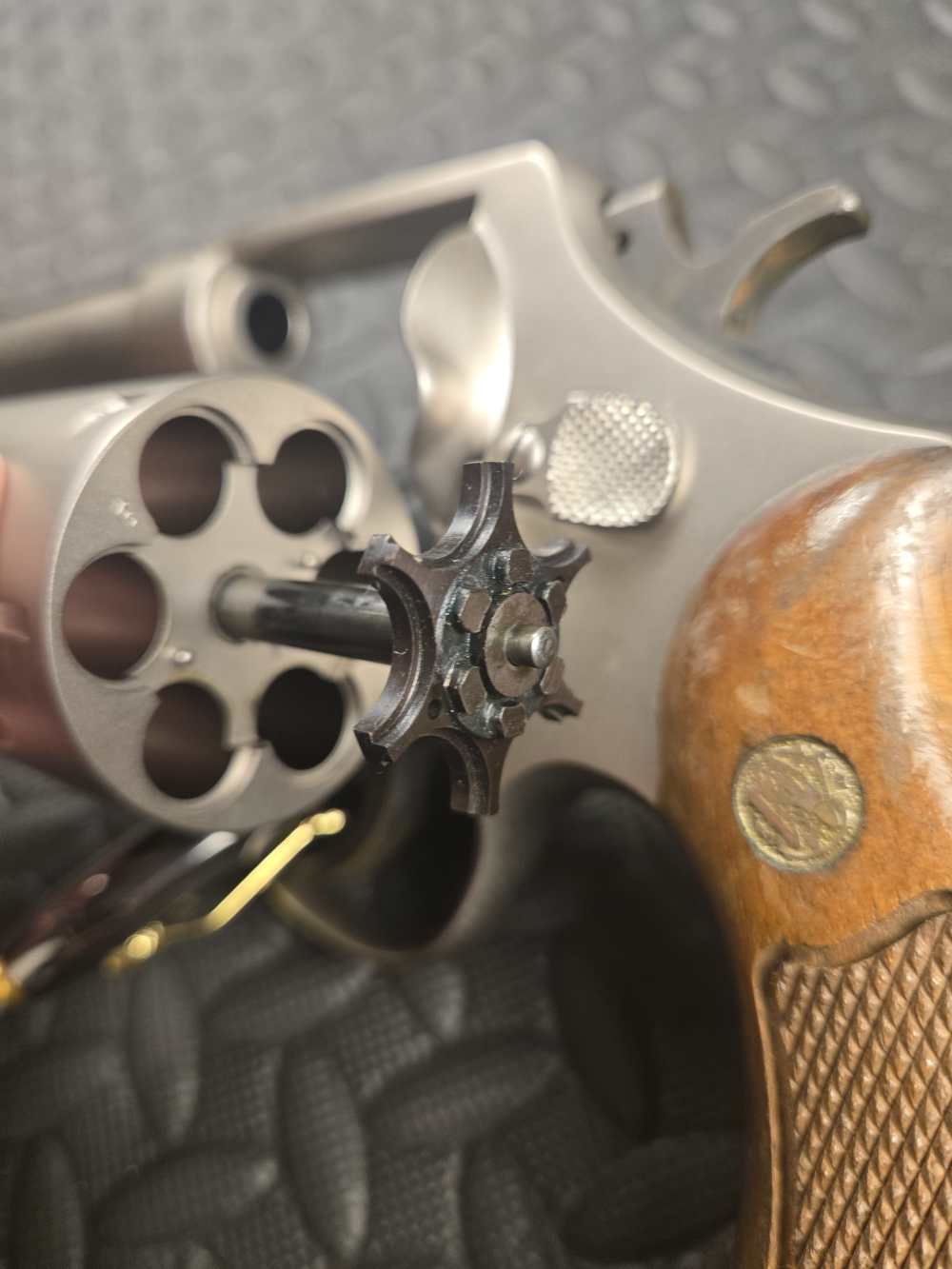 No Reserve Smith & Wesson S&W Model 58 Nickel finish-img-16