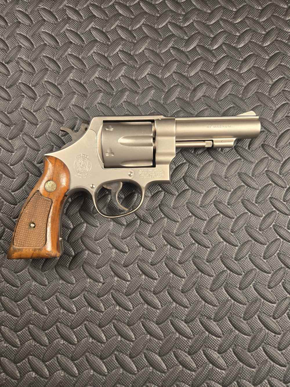 No Reserve Smith & Wesson S&W Model 58 Nickel finish-img-5