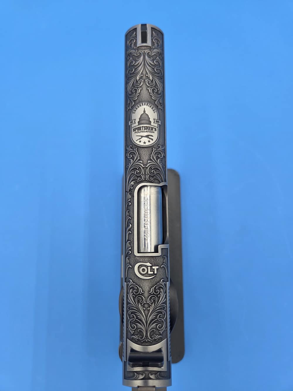 Colt 1911 45 ACP Altamont engraving Nascar RCR & CSF 1 OF 1-img-10