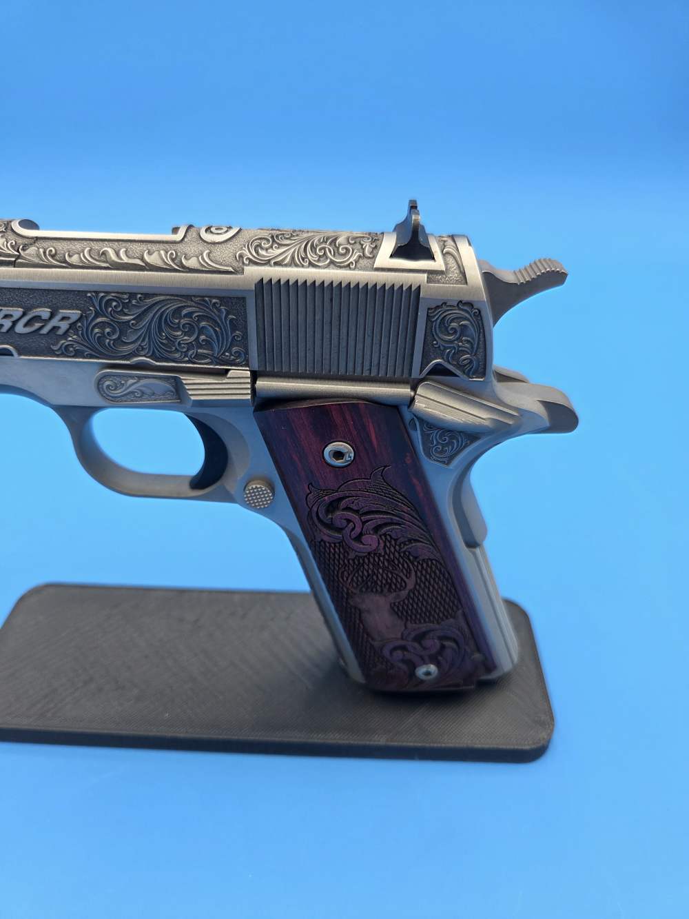 Colt 1911 45 ACP Altamont engraving Nascar RCR & CSF 1 OF 1-img-5