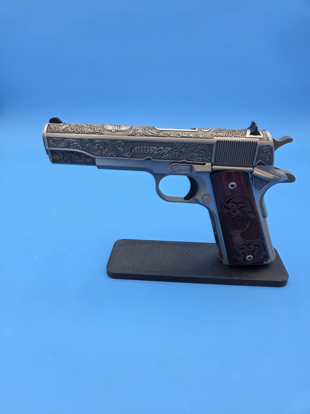 Colt 1911 45 ACP Altamont engraving Nascar RCR & CSF 1 OF 1-img-7