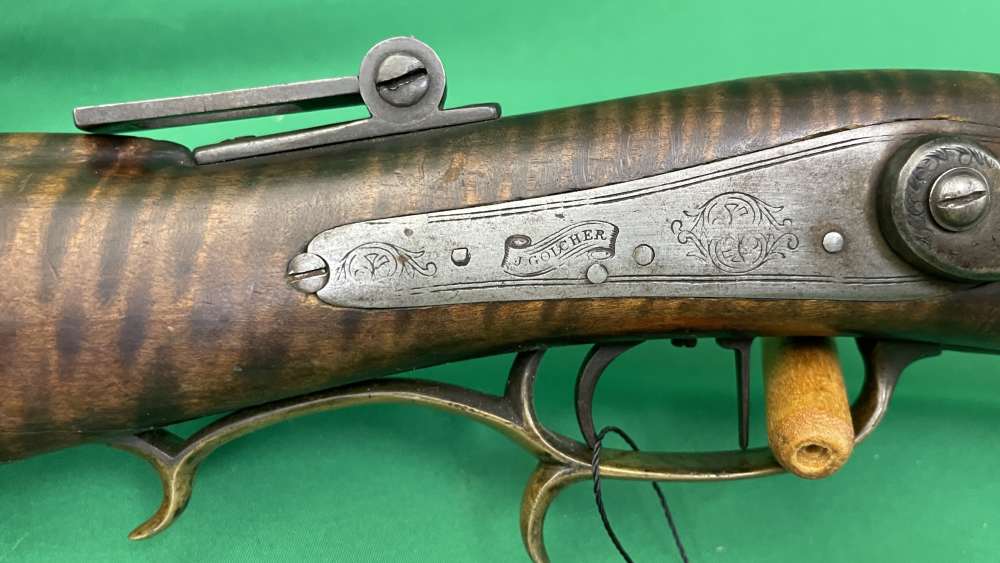 Unknown Make .36cal Muzzle loader J. Golcher Lock 35" Barrel-img-3