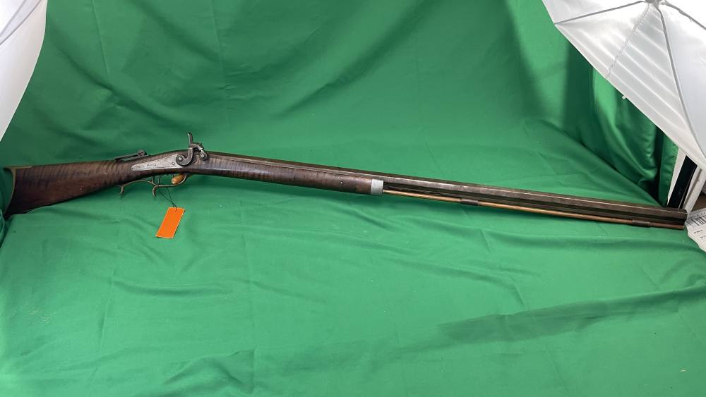 Unknown Make .36cal Muzzle loader J. Golcher Lock 35" Barrel-img-0