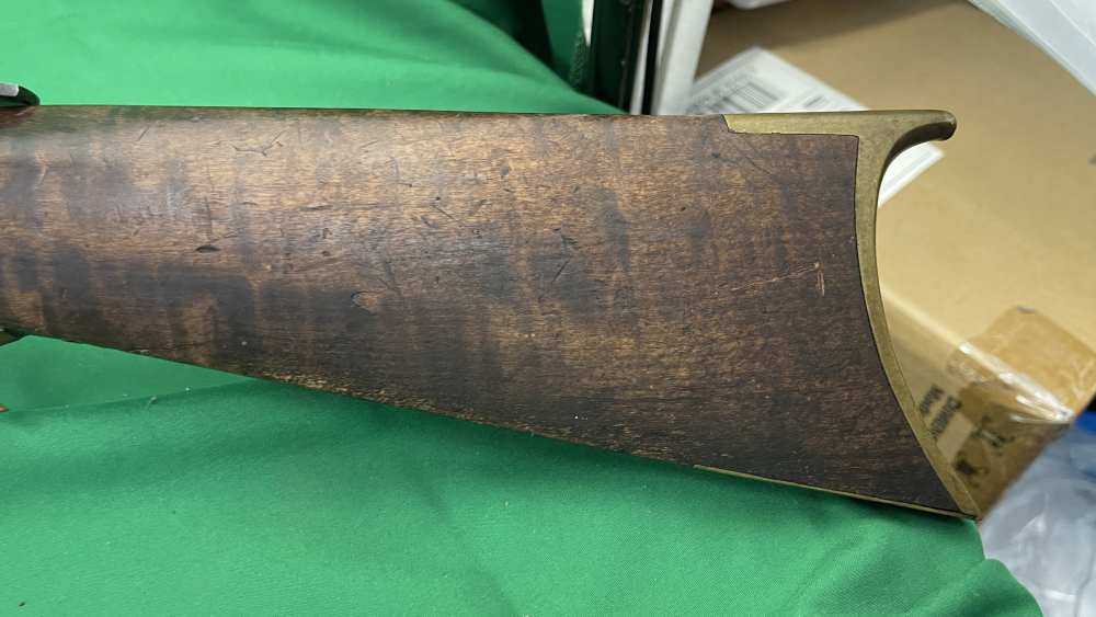 Unknown Make .36cal Muzzle loader J. Golcher Lock 35" Barrel-img-25