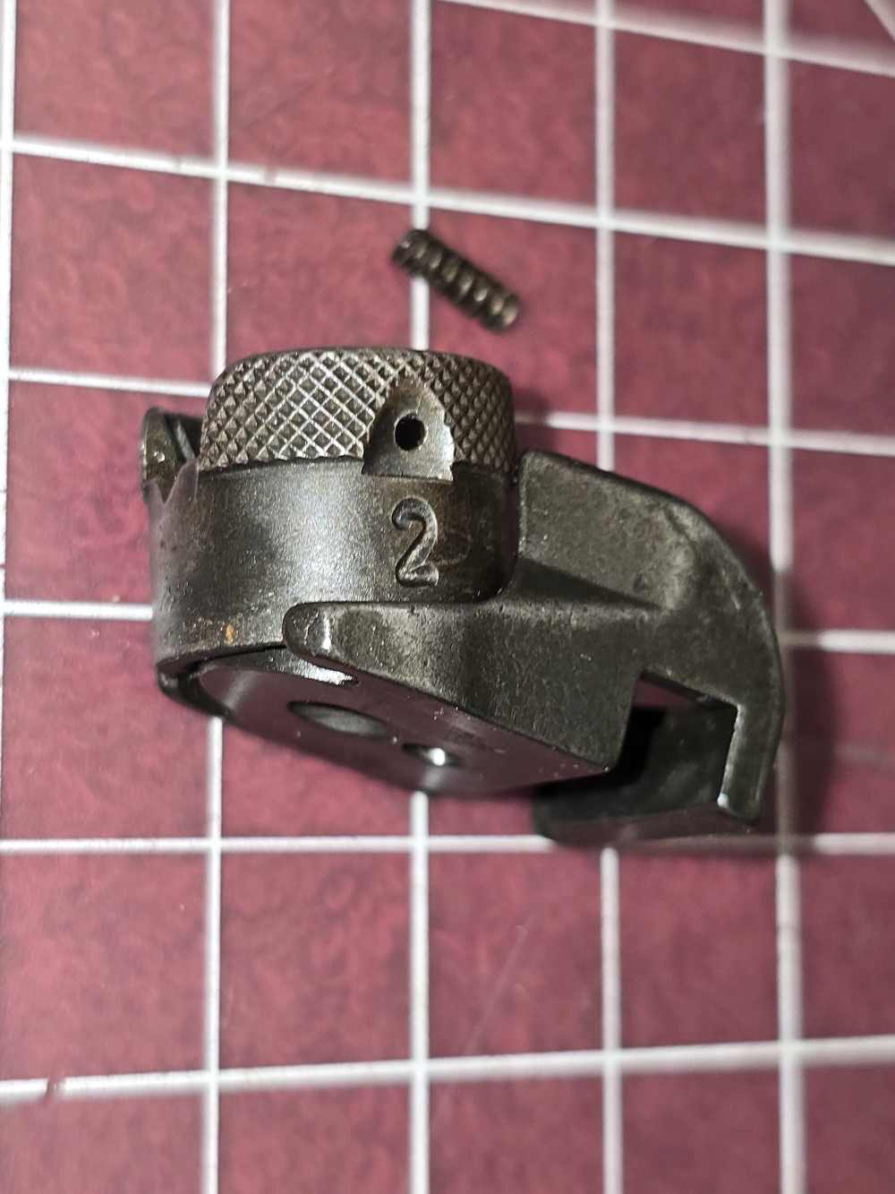 H&K MP5 9MM Rear Sight & Spring -img-3