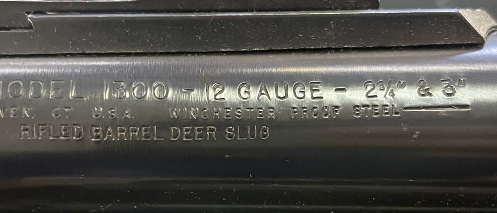 Winchester 1300 - 12 ga Deer Slug Rifled Barrel - 22 INCH - EXCELLENT-img-2