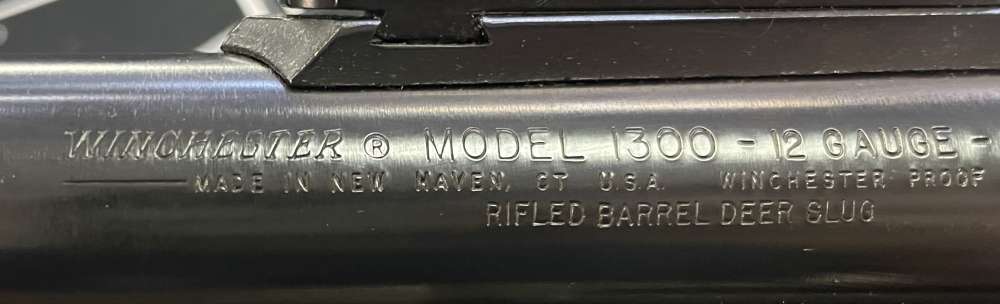 Winchester 1300 - 12 ga Deer Slug Rifled Barrel - 22 INCH - EXCELLENT-img-1