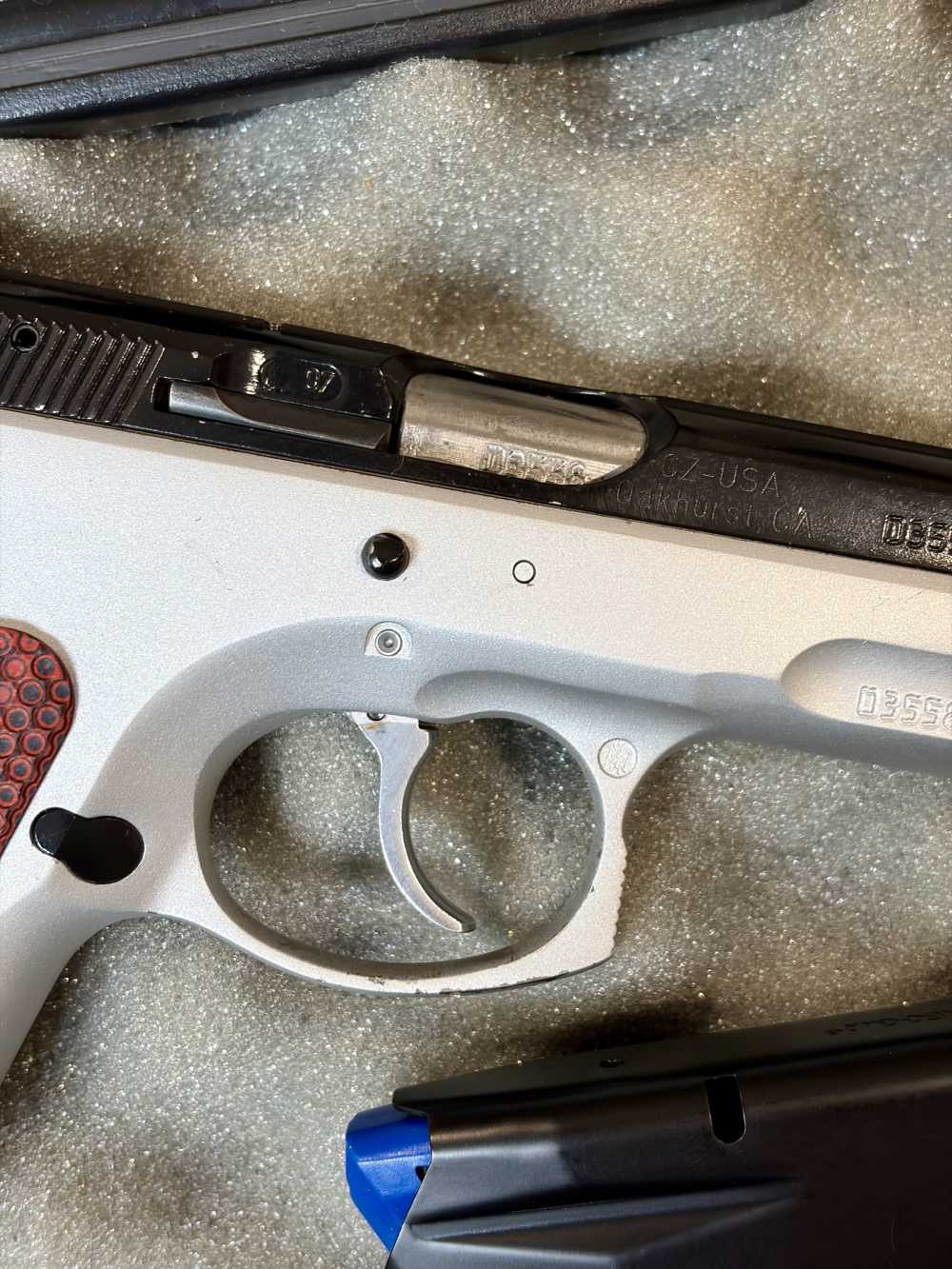 Custom CZ-75 compact CZ75 two-tone Night Sights 9mm 15rd Cerakote-img-4
