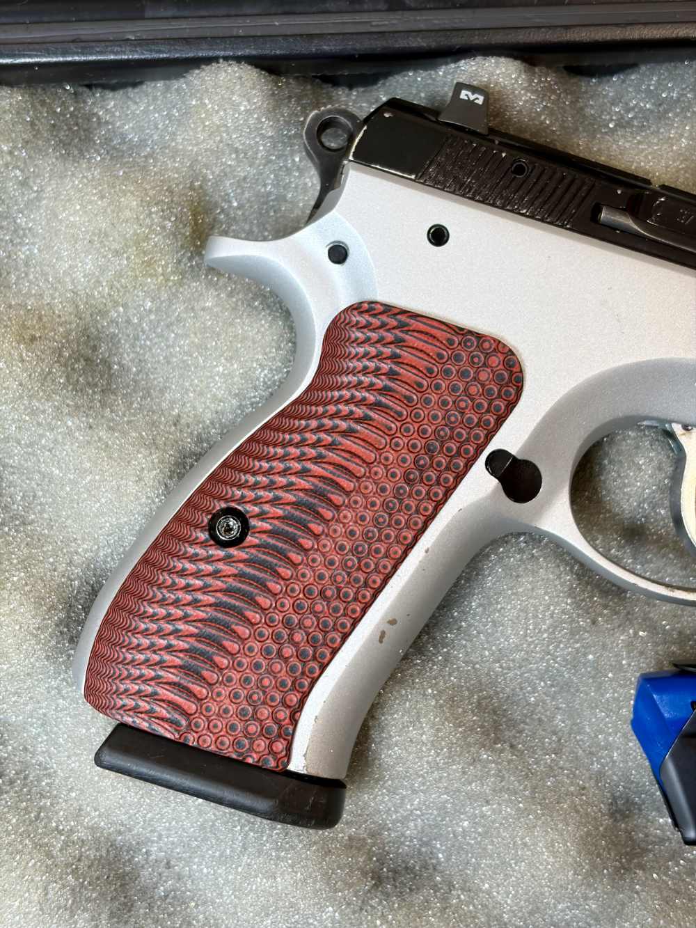 Custom CZ-75 compact CZ75 two-tone Night Sights 9mm 15rd Cerakote-img-3
