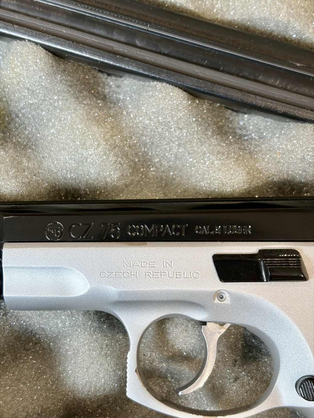 Custom CZ-75 compact CZ75 two-tone Night Sights 9mm 15rd Cerakote-img-1