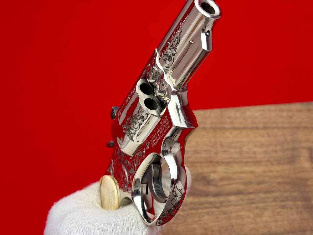 BEN SHOSTLE Master Engraved Smith & Wesson Model 19-4 Revolver .357 Mag!-img-11
