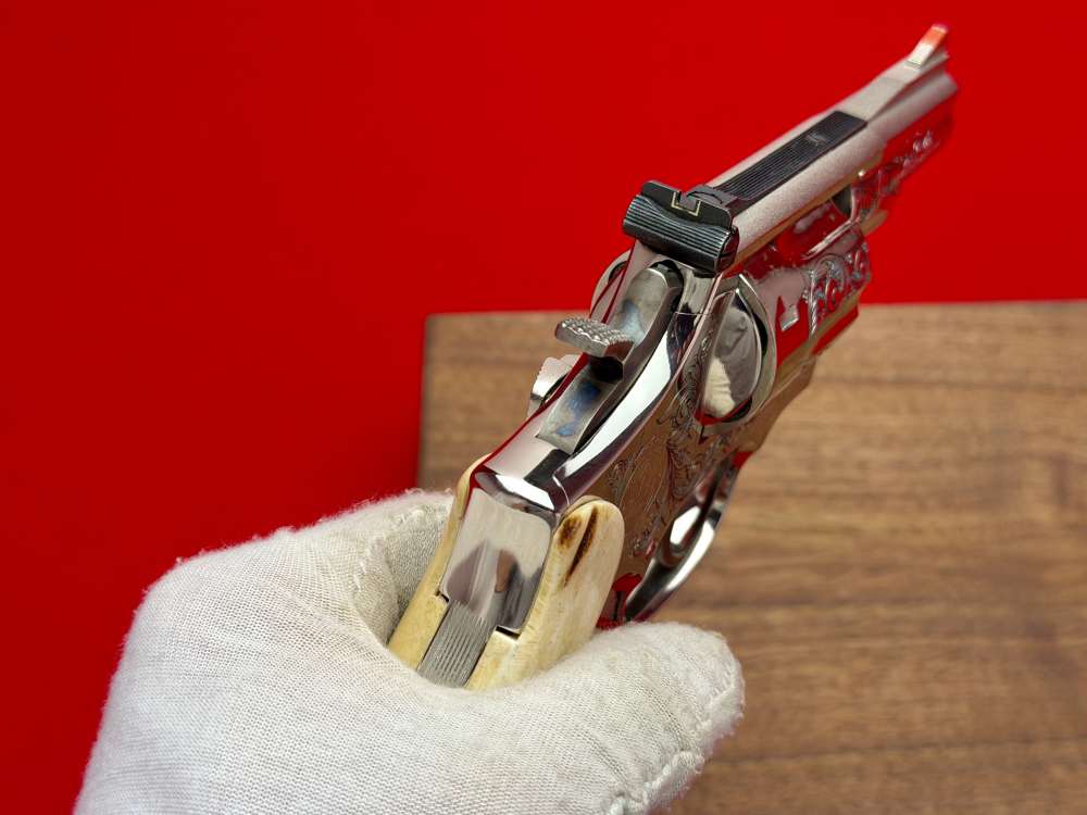 BEN SHOSTLE Master Engraved Smith & Wesson Model 19-4 Revolver .357 Mag!-img-14