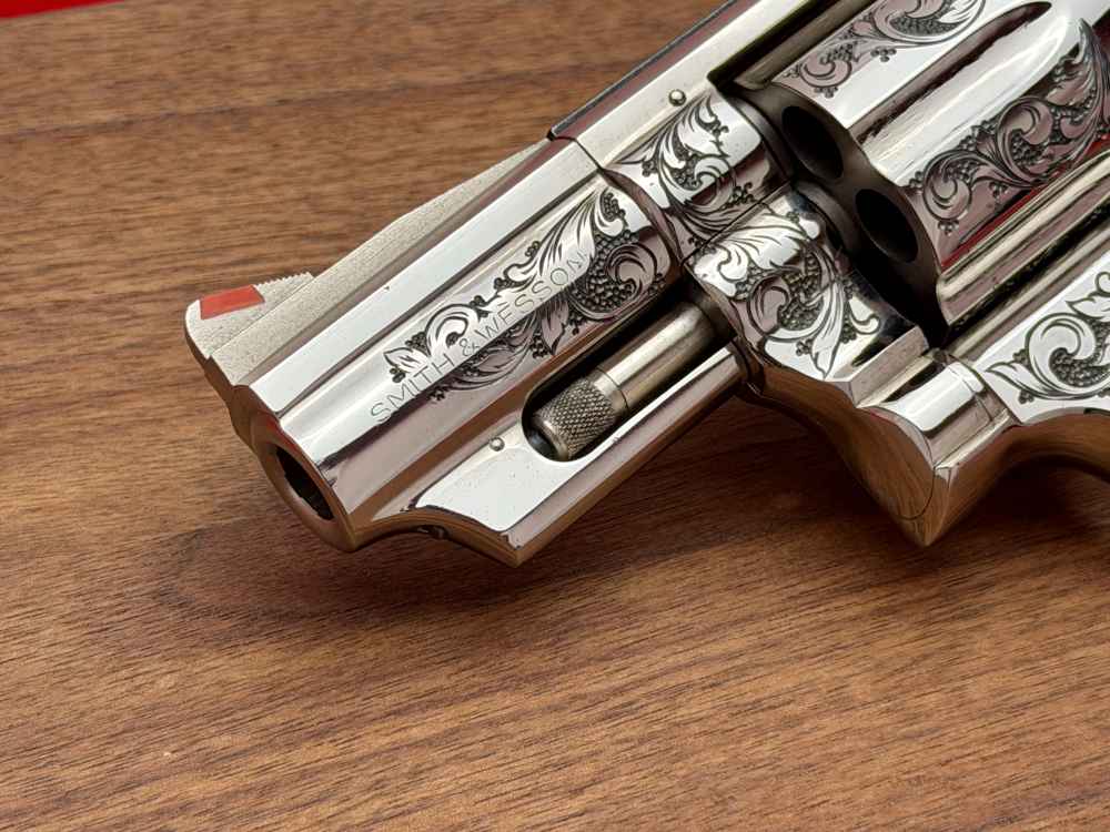 BEN SHOSTLE Master Engraved Smith & Wesson Model 19-4 Revolver .357 Mag!-img-2