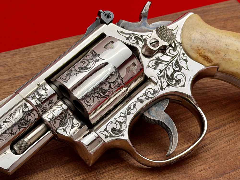 BEN SHOSTLE Master Engraved Smith & Wesson Model 19-4 Revolver .357 Mag!-img-3