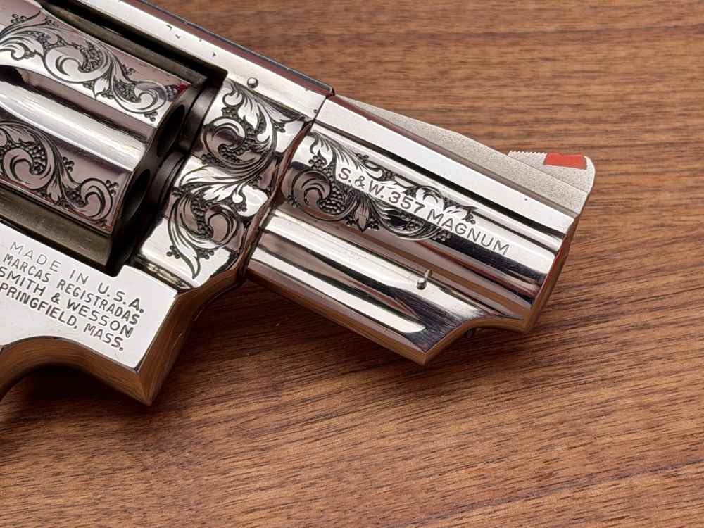 BEN SHOSTLE Master Engraved Smith & Wesson Model 19-4 Revolver .357 Mag!-img-7