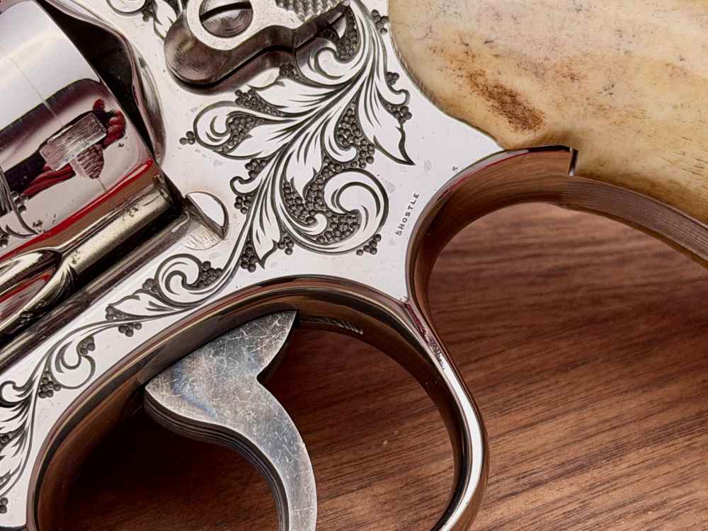 BEN SHOSTLE Master Engraved Smith & Wesson Model 19-4 Revolver .357 Mag!-img-4