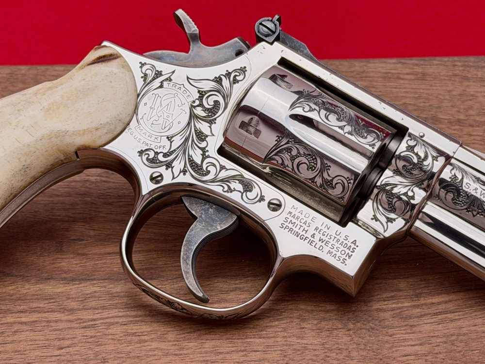 BEN SHOSTLE Master Engraved Smith & Wesson Model 19-4 Revolver .357 Mag!-img-8