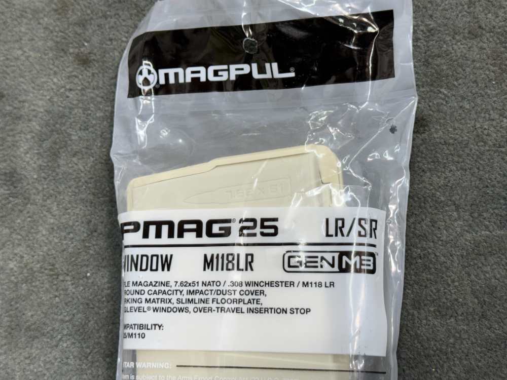 AR-10 Sand PMAG 25rd Magazine 7.62 NATO .308 AR10 SR25 Gen3 M3-img-1