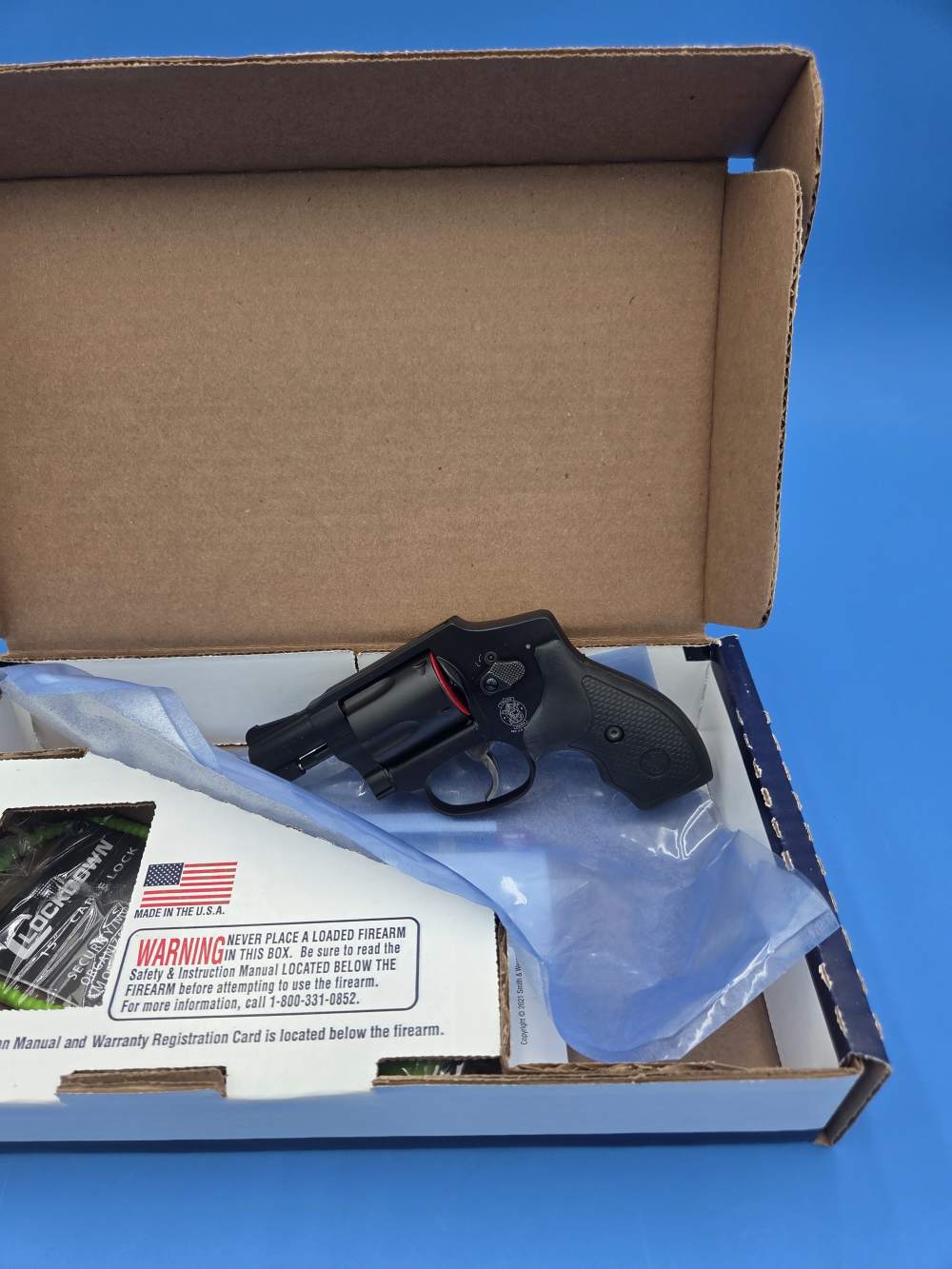 Smith & Wesson 442-2 Black 38 special revolver 6 shot S&W-img-1