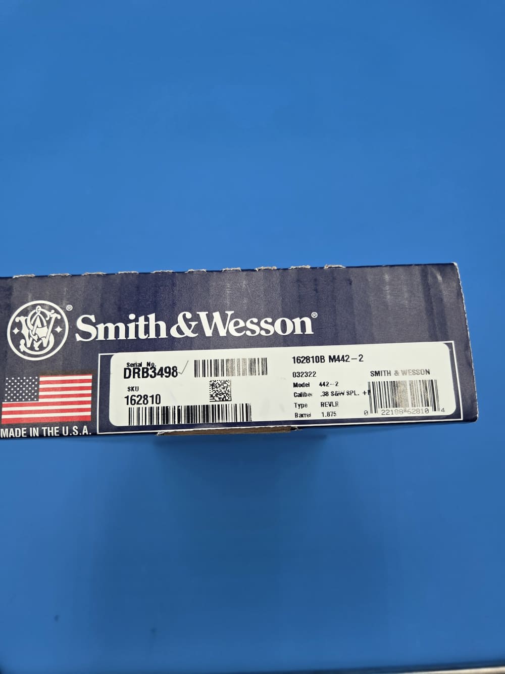 Smith & Wesson 442-2 Black 38 special revolver 6 shot S&W-img-2