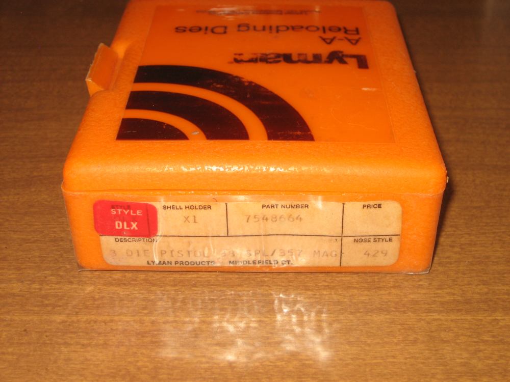 LYMAN 38 Spl/357 Mag carbide dies-img-0