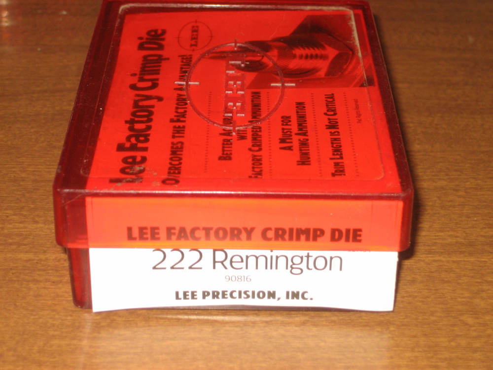 LEE 222 Remington Factory Crimp die-img-0