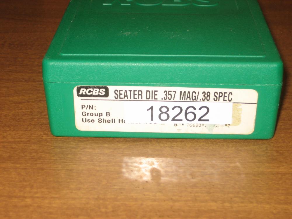RCBS 38 Special/357 Mag Taper Crimp Seater Die 18262-img-0