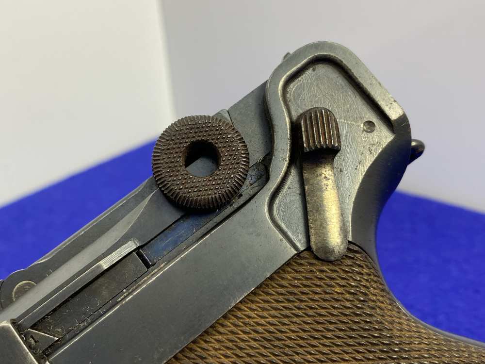1916 DWM P.08 Luger 9mm Blue 4" -COLLECTIBLE GERMAN MADE HANDGUN- Iconic-img-6