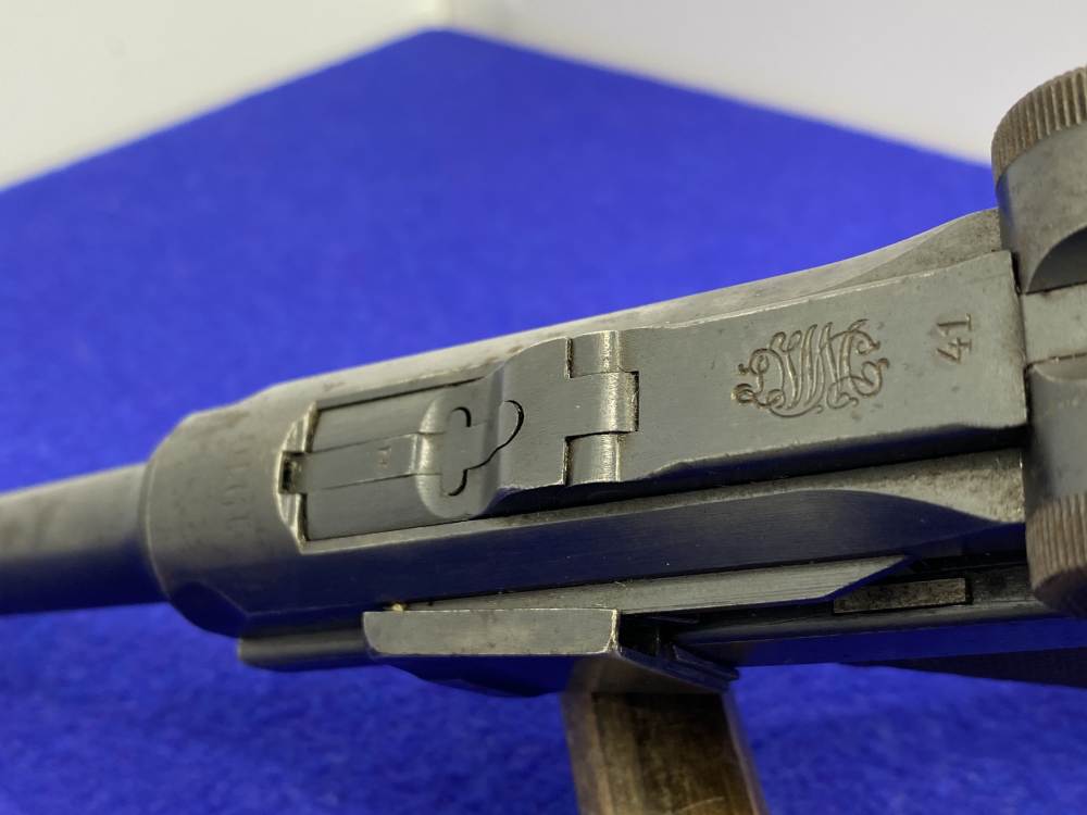 1916 DWM P.08 Luger 9mm Blue 4" -COLLECTIBLE GERMAN MADE HANDGUN- Iconic-img-21