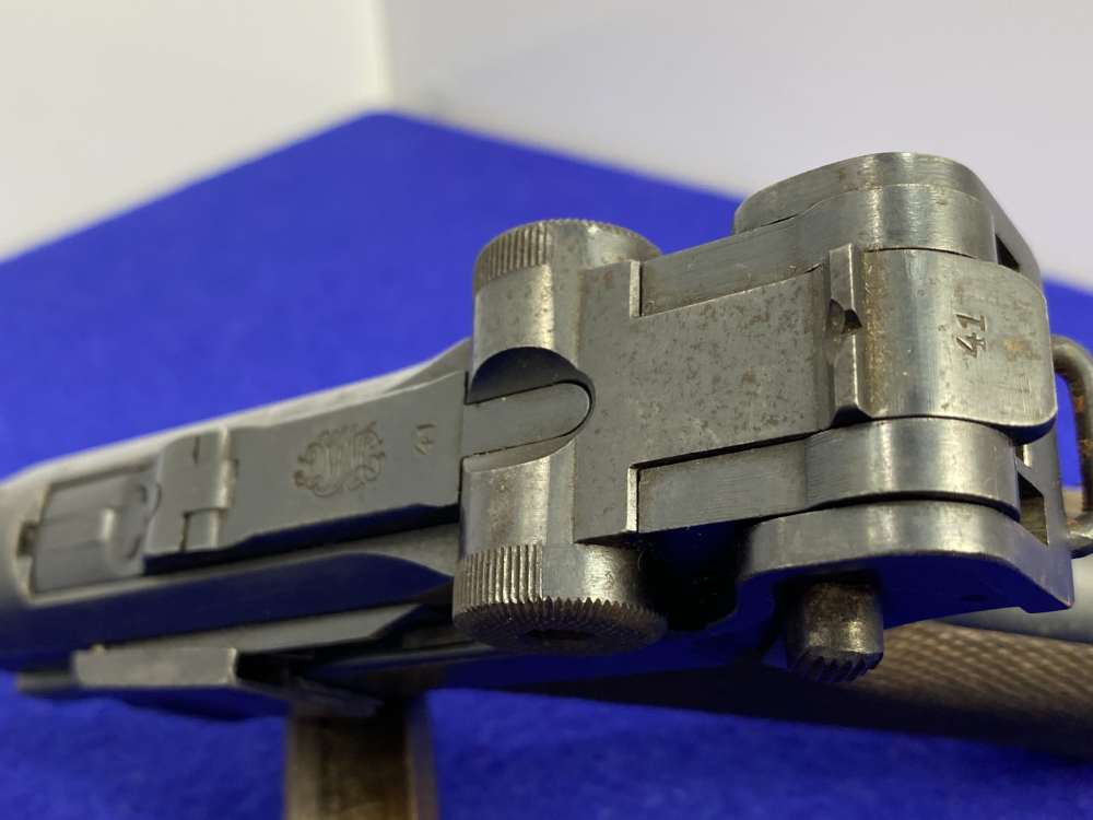 1916 DWM P.08 Luger 9mm Blue 4" -COLLECTIBLE GERMAN MADE HANDGUN- Iconic-img-20