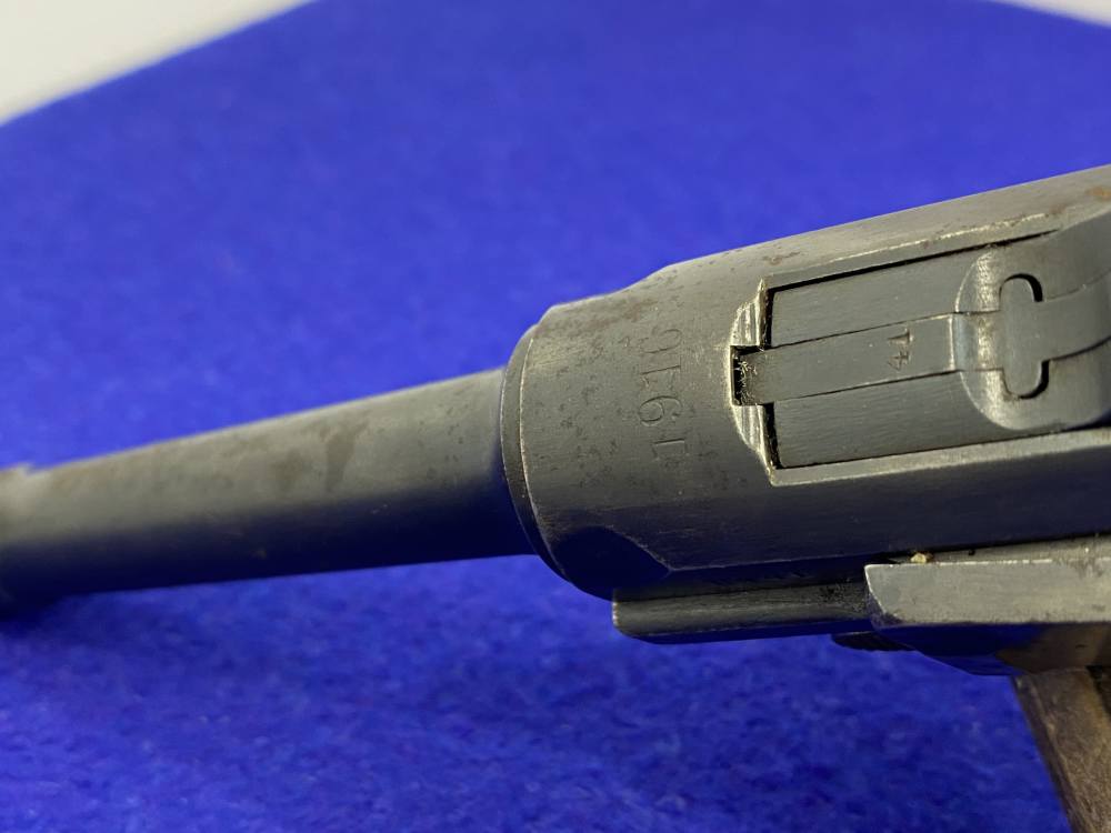 1916 DWM P.08 Luger 9mm Blue 4" -COLLECTIBLE GERMAN MADE HANDGUN- Iconic-img-22