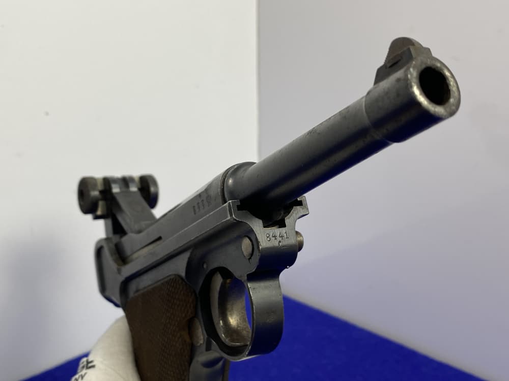 1916 DWM P.08 Luger 9mm Blue 4" -COLLECTIBLE GERMAN MADE HANDGUN- Iconic-img-32
