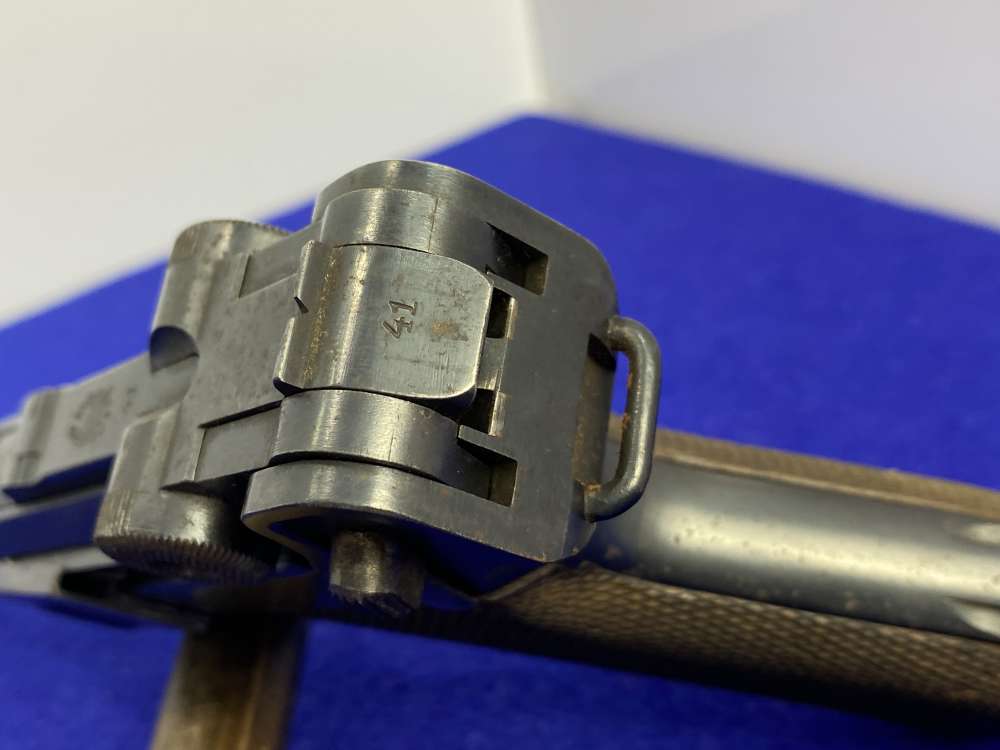 1916 DWM P.08 Luger 9mm Blue 4" -COLLECTIBLE GERMAN MADE HANDGUN- Iconic-img-19