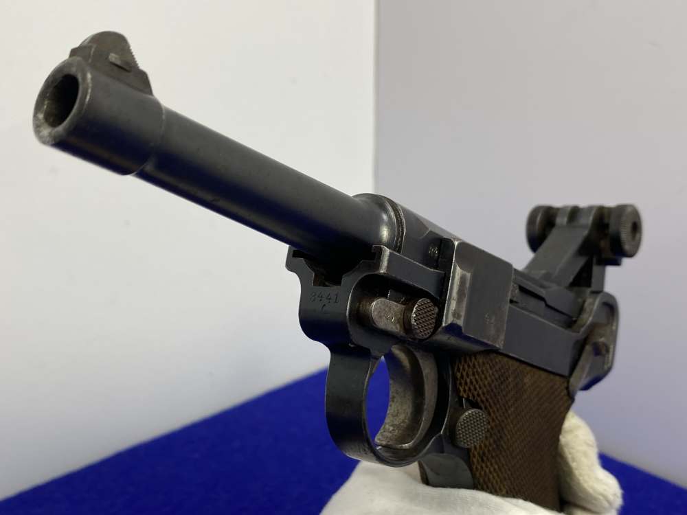 1916 DWM P.08 Luger 9mm Blue 4" -COLLECTIBLE GERMAN MADE HANDGUN- Iconic-img-33