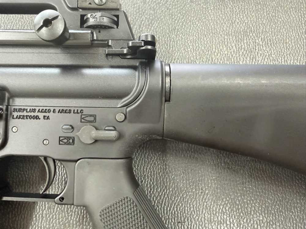 Retro M16A4 style AR-15 rifle 5.56-img-9