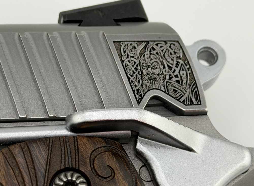 Altamont 1911 Taurus.  One of a kind.  Viking engraving.  Custom grips.-img-6