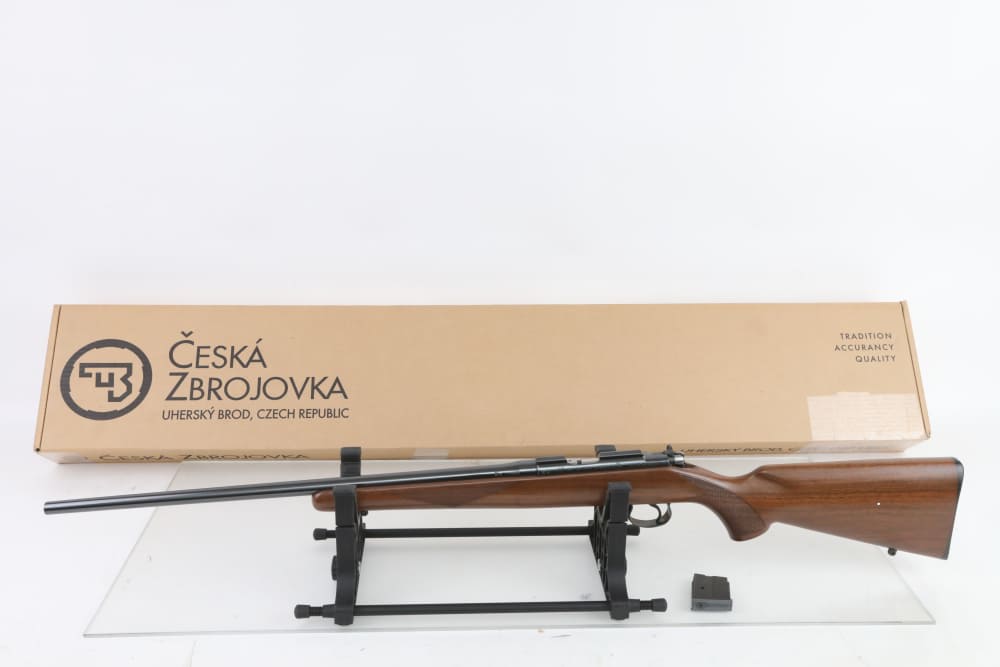 CZ 452 17 HMR 452-2E ZKM 22" LIKE NEW IN BOX Unfired No Reserve! -img-0